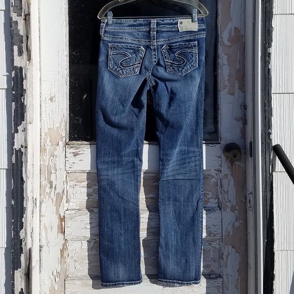 Silver Suki Straight Leg Stretch Jeans - 29/32 - Picture 14 of 15